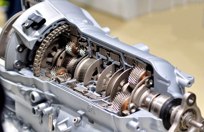 Transmission inside view Transmission inside view